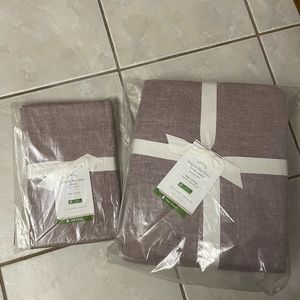 Pottery Barn lavender king size duvet cover & sham